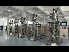 Enchimento vertical automático do eixo helicoidal da máquina de embalagem do pó do tamanho médio