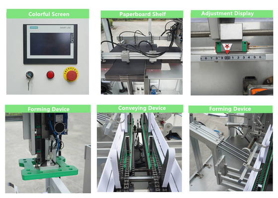 Forma de ereção dos aviões do cartão de Tray Folding Box Machine Ridgid da caixa