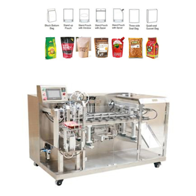Máquina de enchimento poli de Premade do alimento da máquina de embalagem do malote do petisco giratório