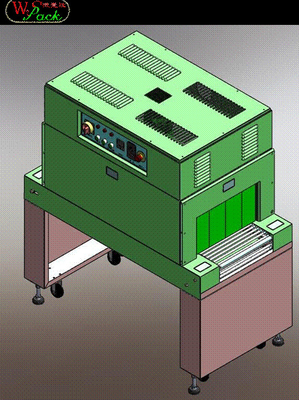 Selagem horizontal automática térmica da máquina do envoltório do psiquiatra do túnel do calor do filme do PE