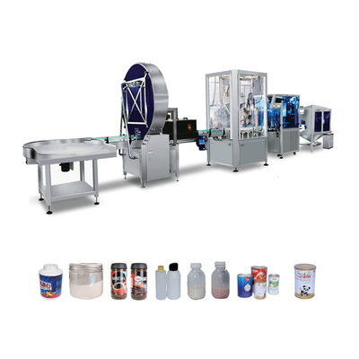 Linha de empacotamento automática linha da proteína da medicina do sésamo do engarrafamento do pó do café