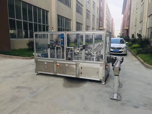 Aleta que dobra máquina ondulada da cartonagem do cartão automático da máquina de embalagem da caixa