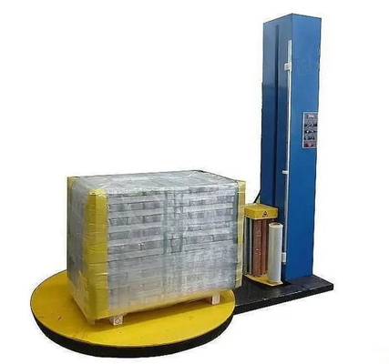 Máquina de envolvimento automática da pálete do filme do rolo LLDPE do enrolamento da máquina de embalagem da caixa 8HP