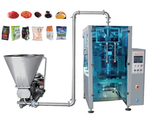 A grande máquina de empacotamento automática do alimento cola a máquina de enchimento líquida vertical