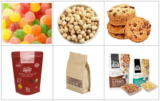 Bocal do saco do zíper de Doypack dos grânulo do alimento da máquina de embalagem do malote de Premade do alimento