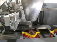 Malote giratório de Premade da máquina de empacotamento dos produtos alimentares dos grânulo 1000g horizontal