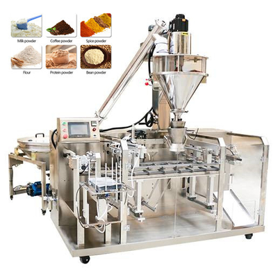 Máquina de embalagem giratória horizontal do malote do pó da máquina de empacotamento do biscoito