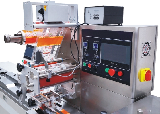 Do pão horizontal automático da máquina de empacotamento do alimento do biscoito correia da alimentação de embalagem
