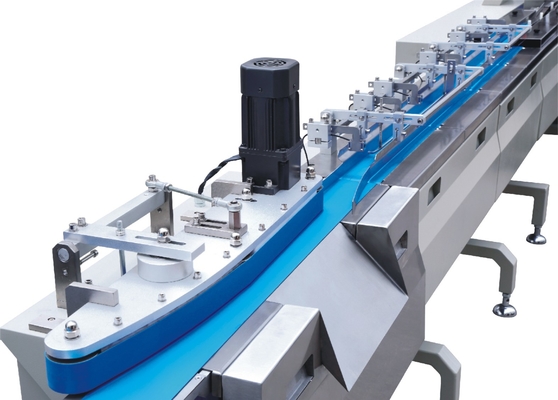 Do pão horizontal automático da máquina de empacotamento do alimento do biscoito correia da alimentação de embalagem