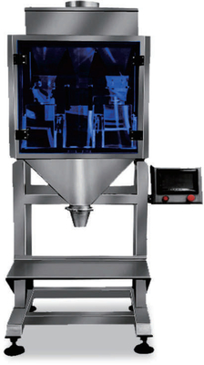 Embalagem linear reta vertical semi automática do pesador da máquina de embalagem do grânulo