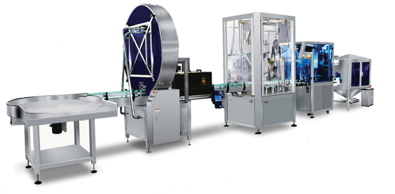 Máquina tampando de enchimento do eixo helicoidal automático linear da máquina de embalagem do pó