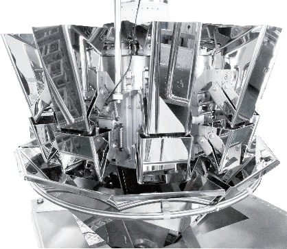 máquina de embalagem vertical do pó de Vffs das cabeças lineares da máquina de embalagem 16 do pesador 2000g