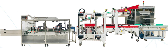 Máquina de enchimento totalmente automático da caixa da caixa do tecido da máquina de embalagem do sabão da luva