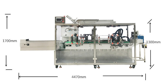 Máquina automática de Gluer do dobrador da caixa da aleta da máquina de embalagem da caixa do PLC
