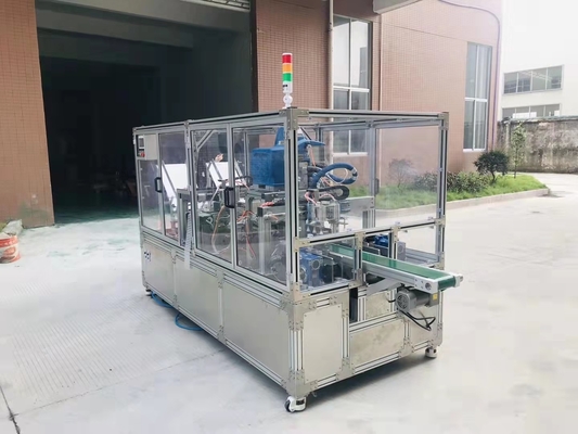 dobradura ondulada automática da caixa da máquina de embalagem da caixa 400g/M2 e máquina da colagem