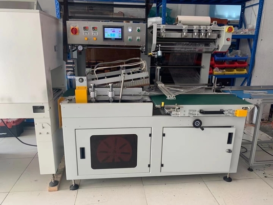 PLC plástico da máquina de envolvimento da caixa que sela a máquina de empacotamento automática do psiquiatra do filme de POF